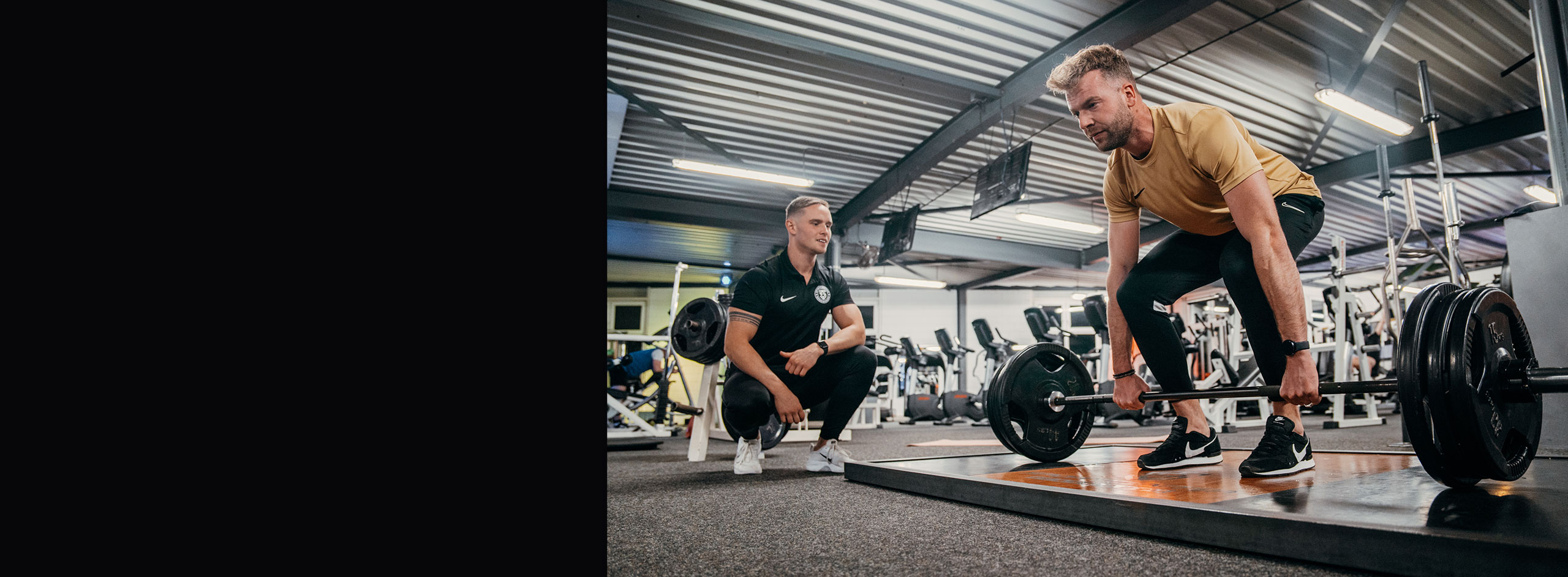 Persoonlijke begeleiding tijdens een training bij Sportcenter Renswoude